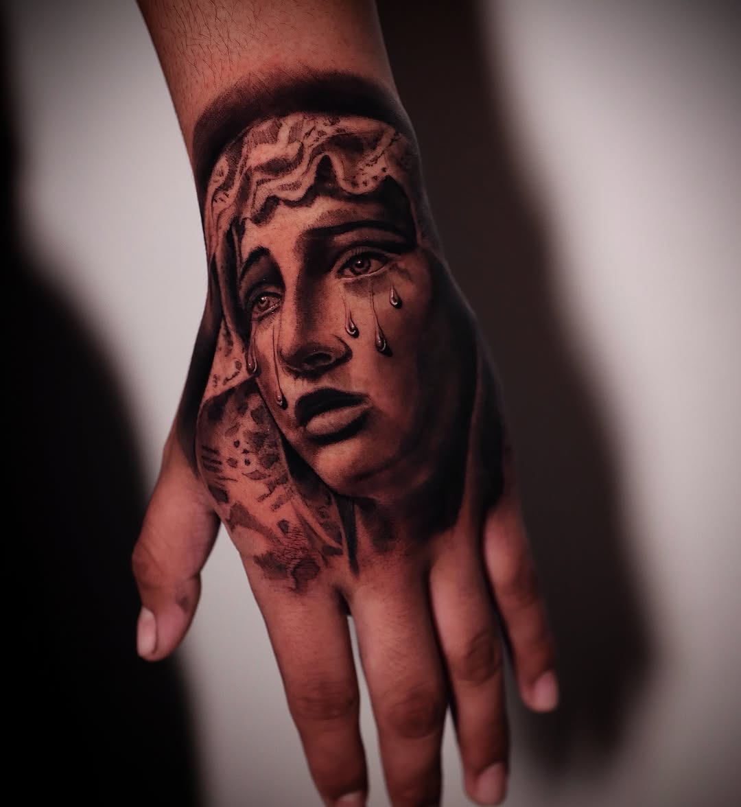 Tattoo by @tat_papi — realism, black_and_grey