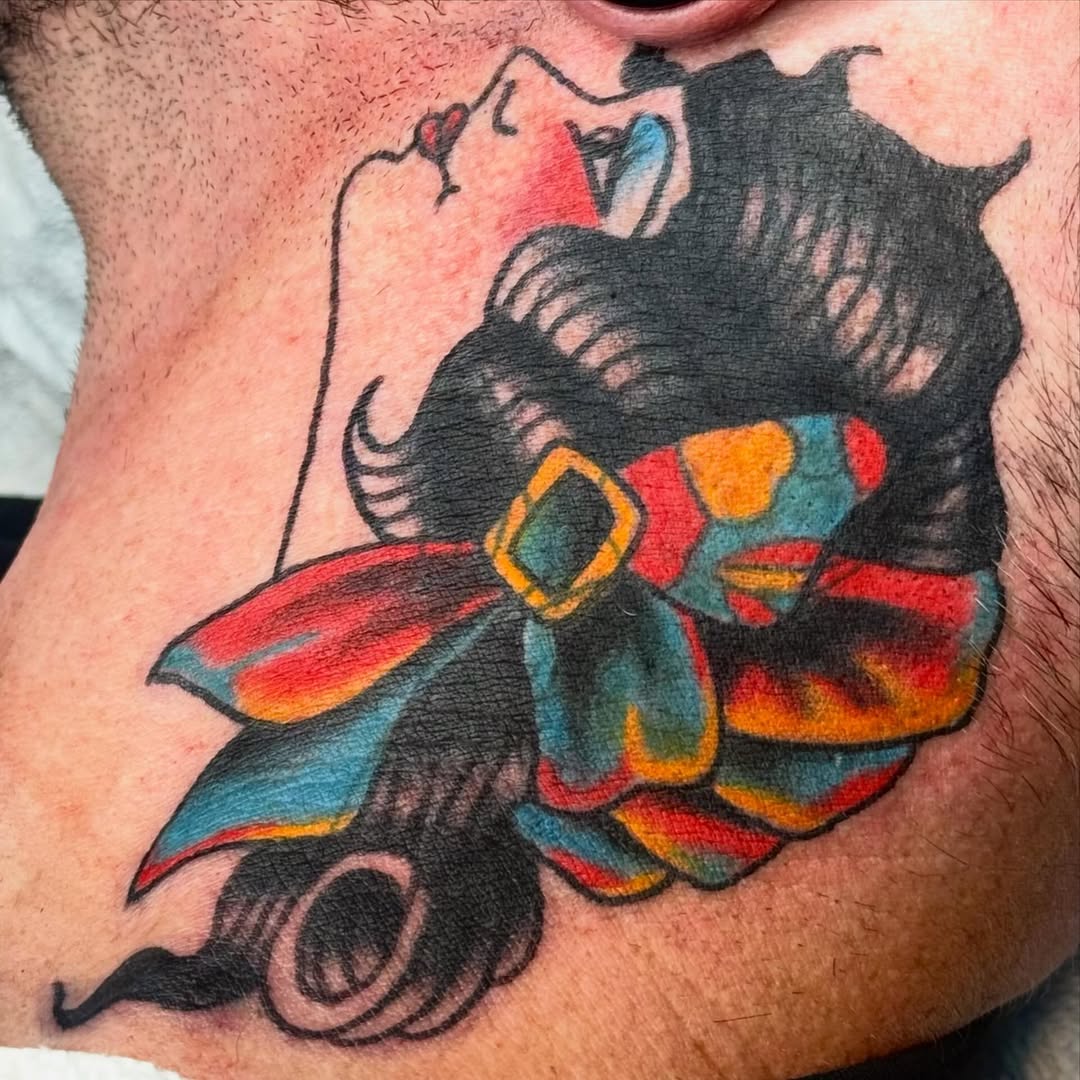 Tattoo by @rev.claytattooer — american_traditional, neo_traditional