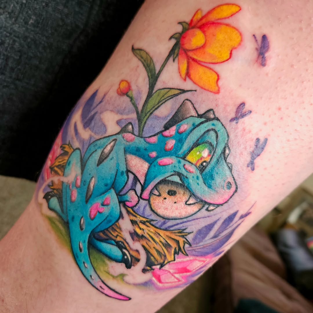 Tattoo by @angell_so_fly — new_school