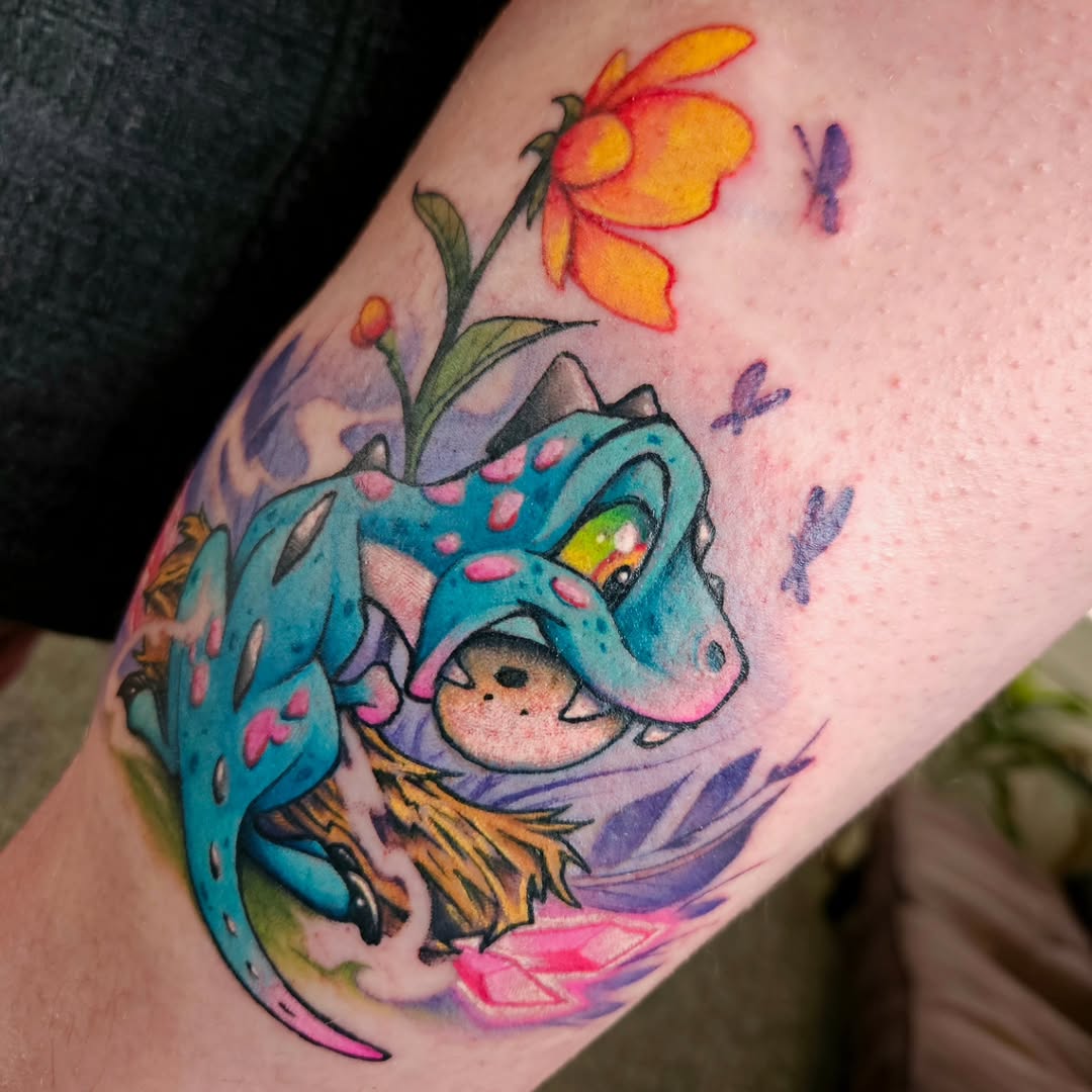 Tattoo by @angell_so_fly — new_school
