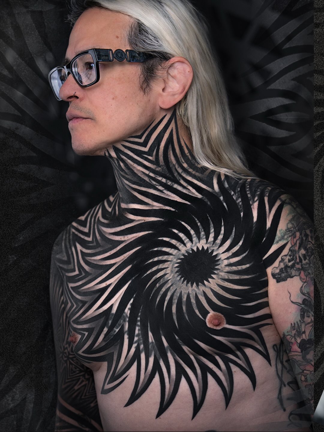 Tattoo by @ilyacascad — blackwork, geometric
