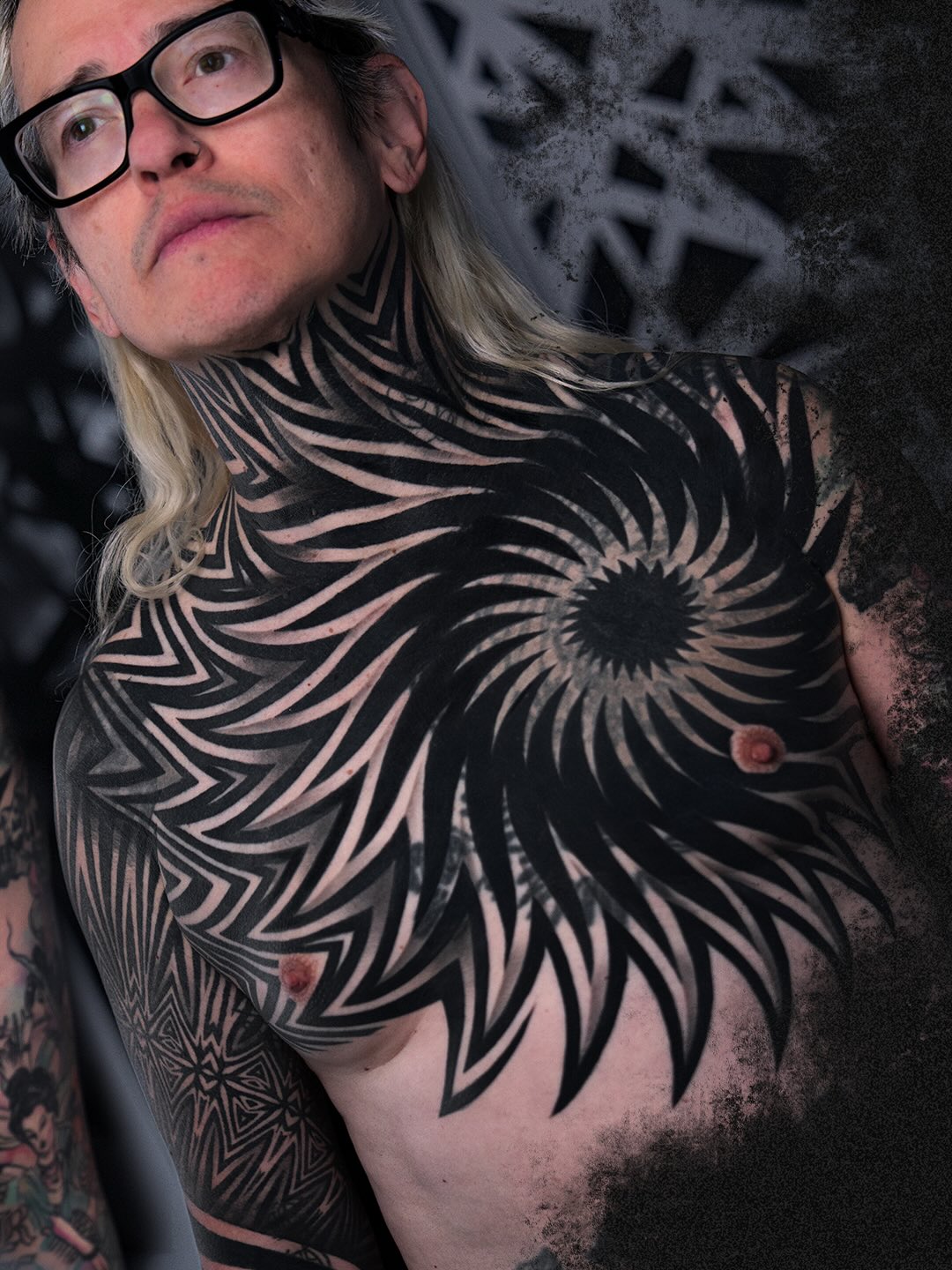 Tattoo by @ilyacascad — blackwork, geometric