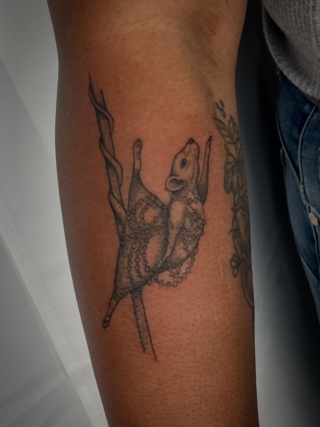 Tattoo by @tallis.andrea — black_and_grey, realism