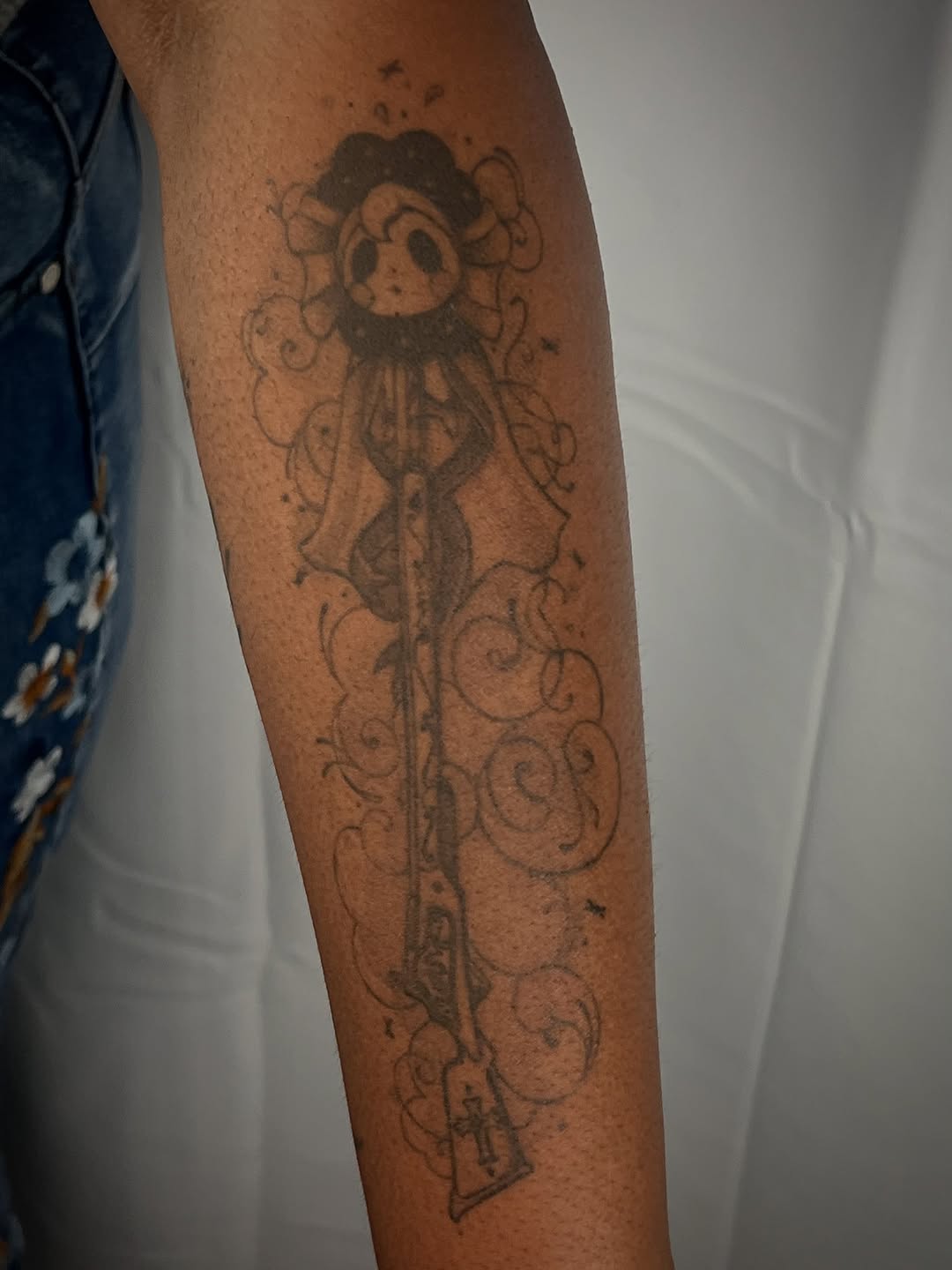 Tattoo by @tallis.andrea — illustrative, black_and_grey