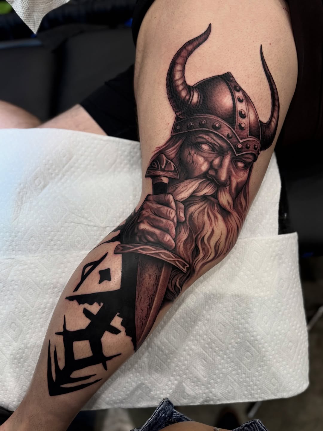 Tattoo by @alandras.art โ realism, black_and_grey