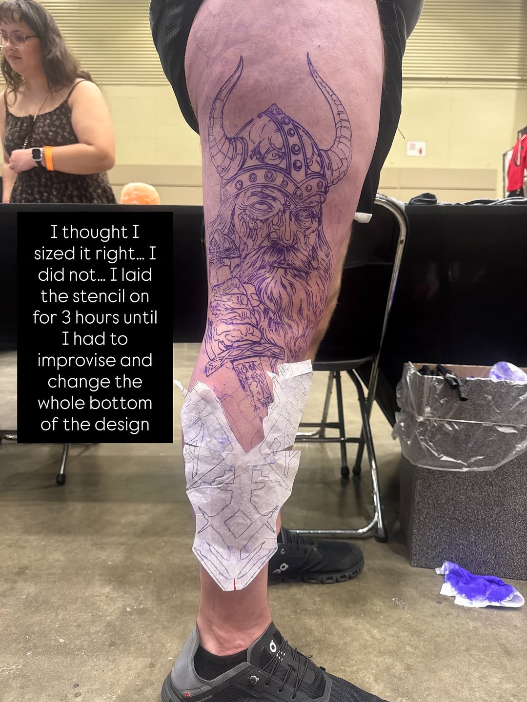 Tattoo by @alandras.art โ blackwork