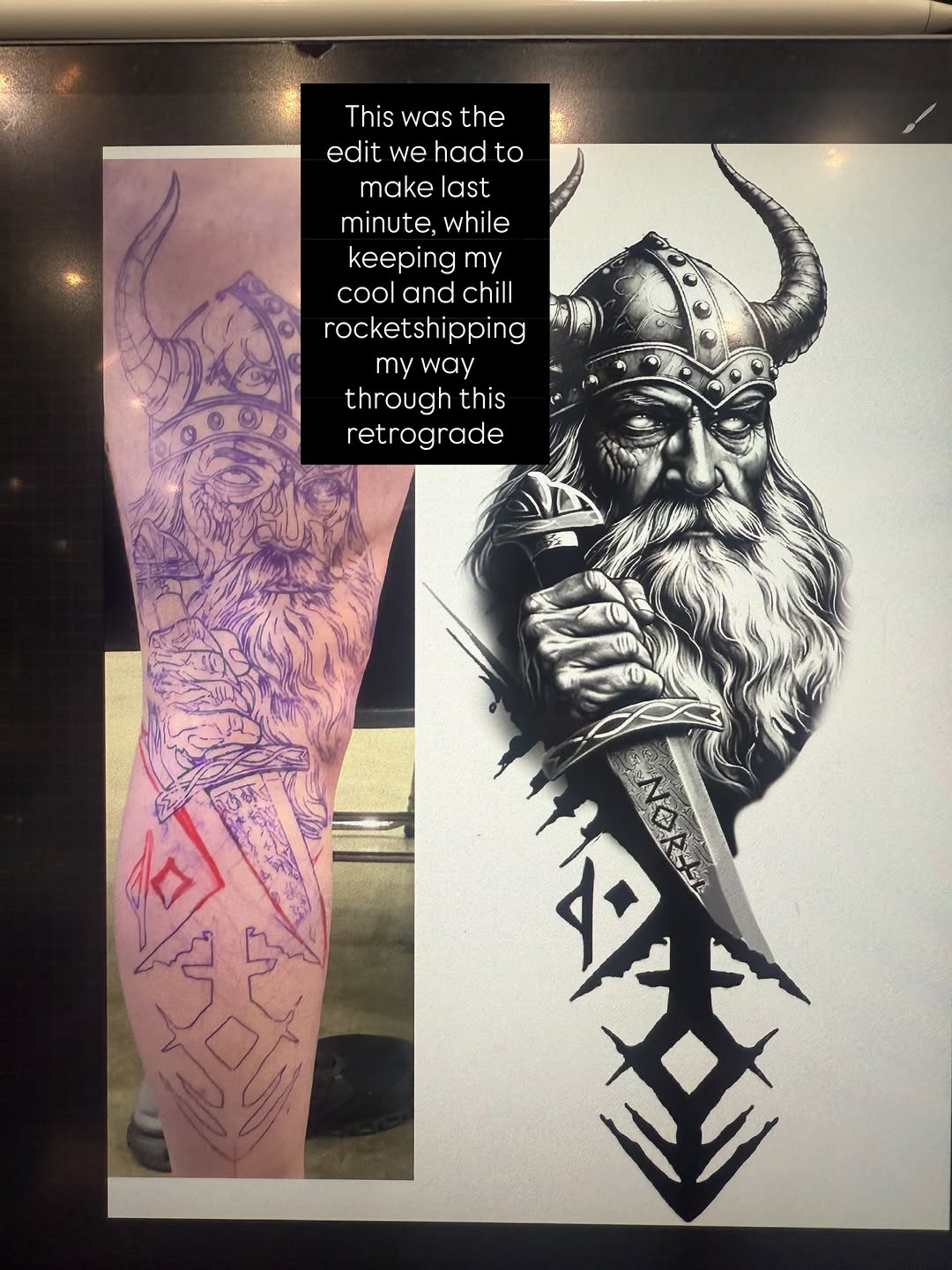 Tattoo by @alandras.art โ black_and_grey, realism