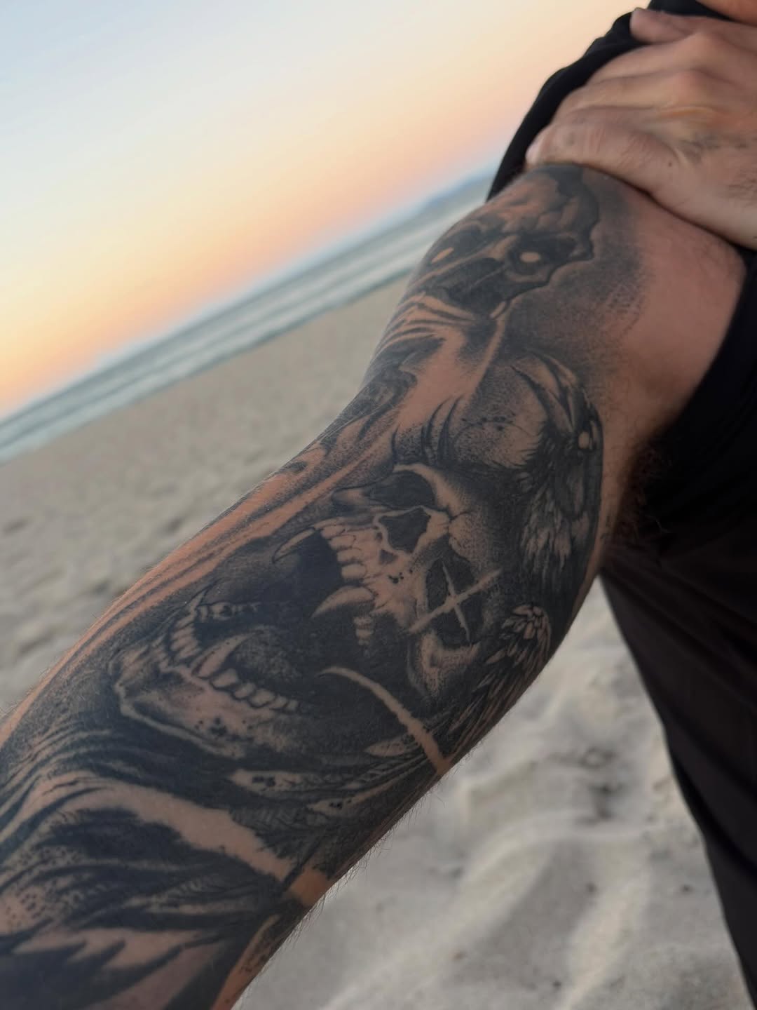 Tattoo by @italoholietattoo — black_and_grey, realism