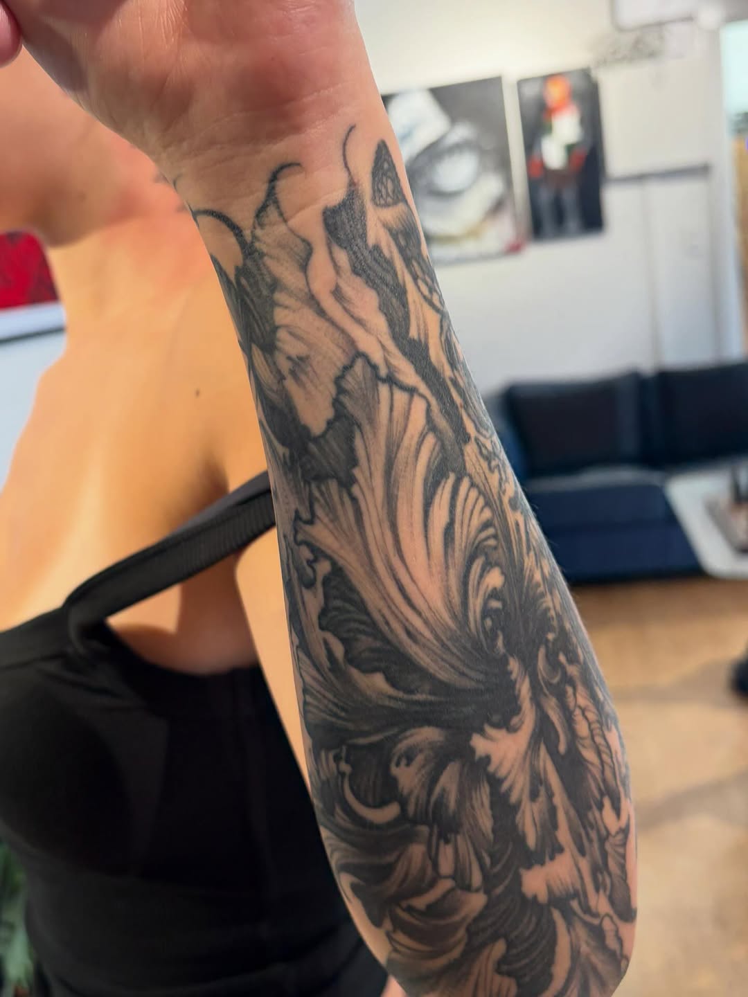 Tattoo by @italoholietattoo — blackwork, ornamental