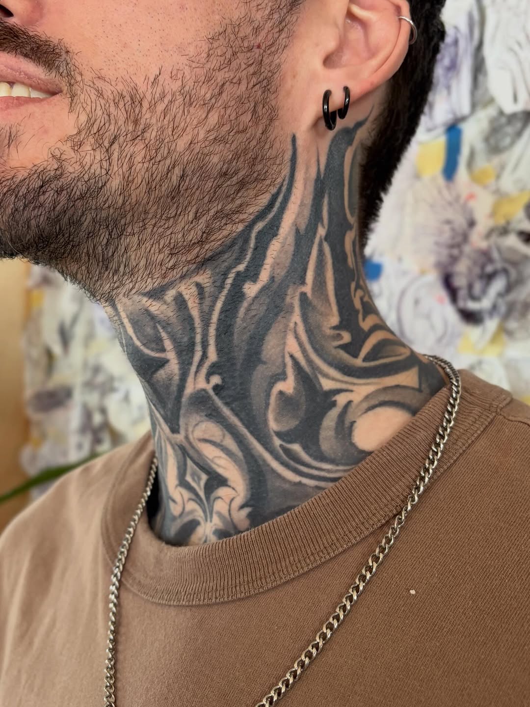 Tattoo by @italoholietattoo — blackwork