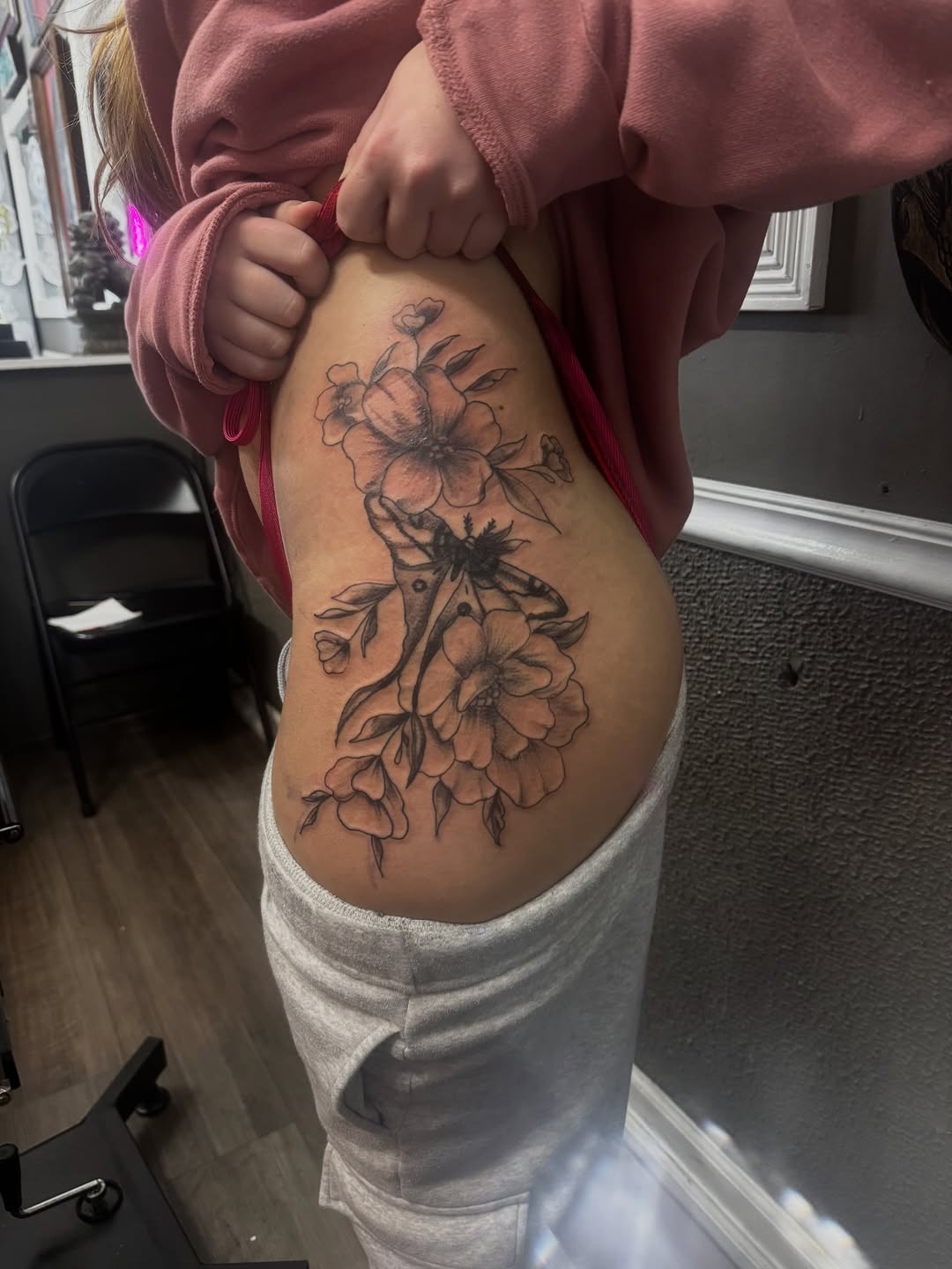 Tattoo by @lexgetinked โ black_and_grey