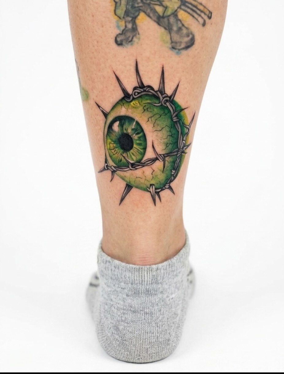 Tattoo by @javitattoo.nyc — realism, trash_polka