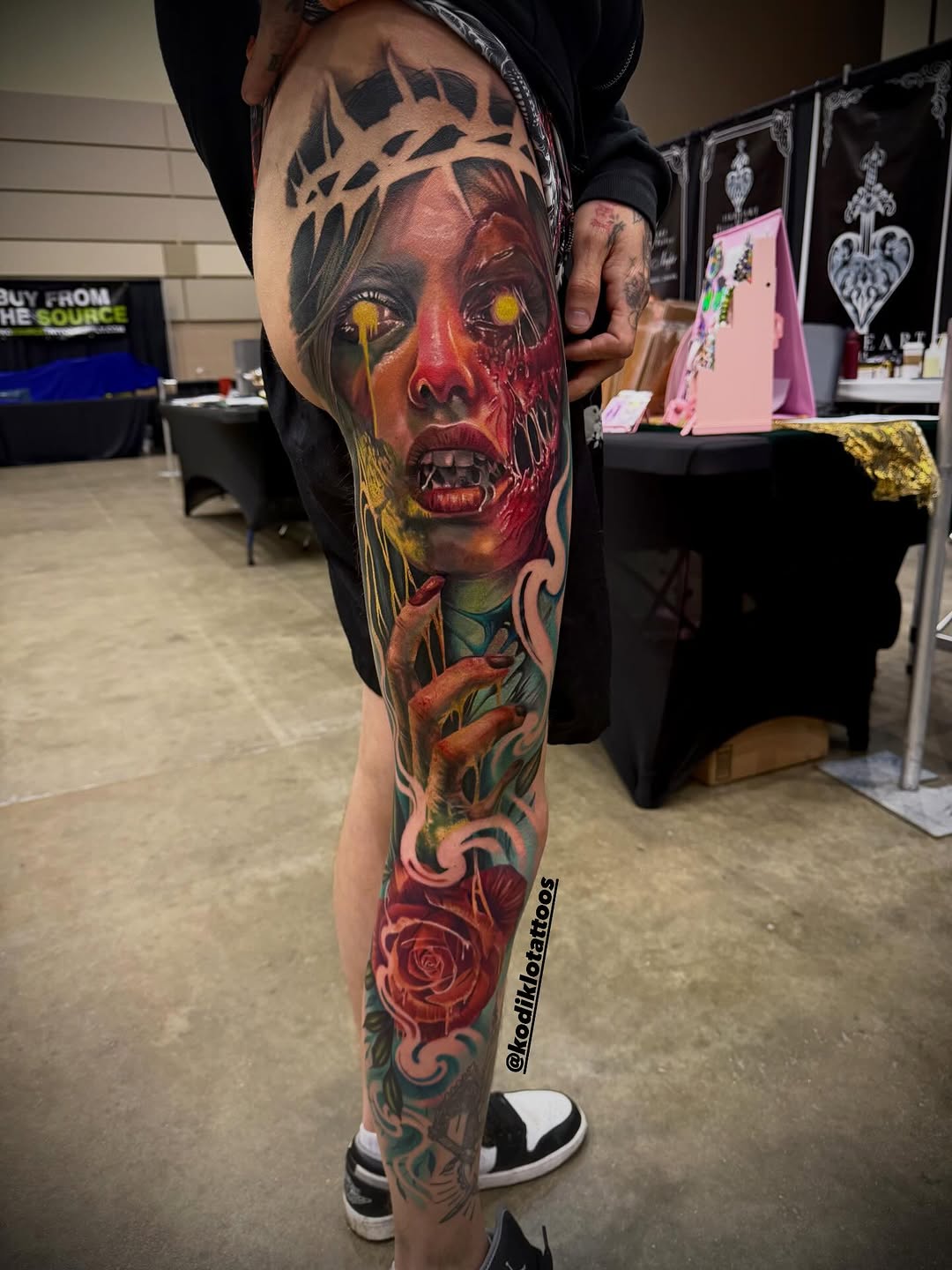 Tattoo by @kodiklotattoos — realism, dark_realism