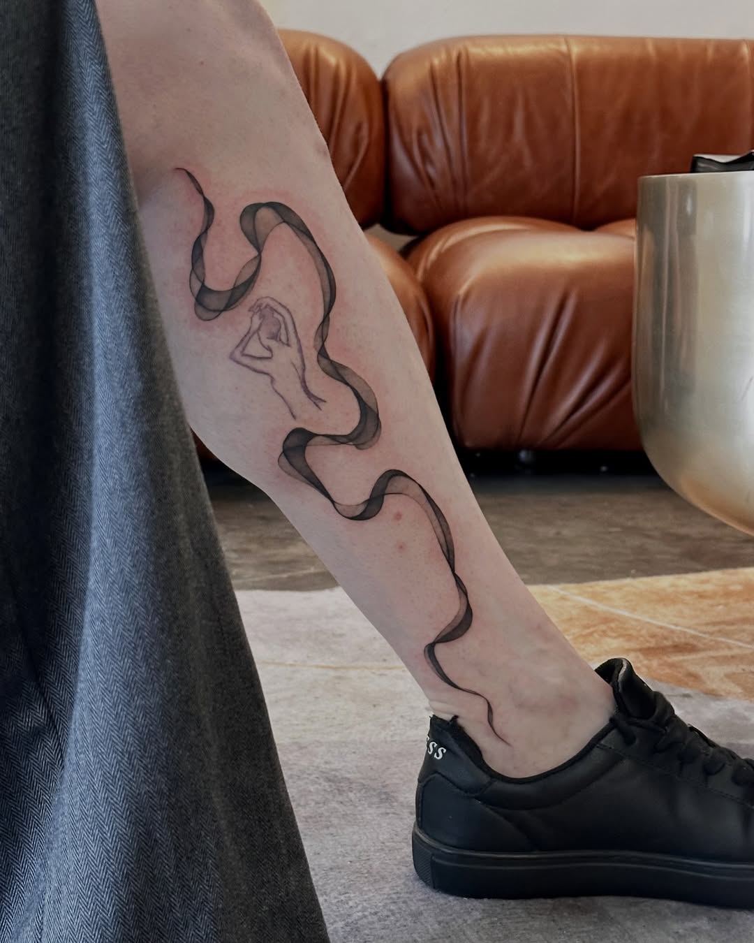 Tattoo by @heeyatattoo — fine_line, black_and_grey