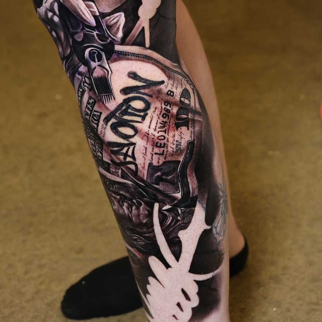 Tattoo by @alisalehtattoos β black_and_grey, realism
