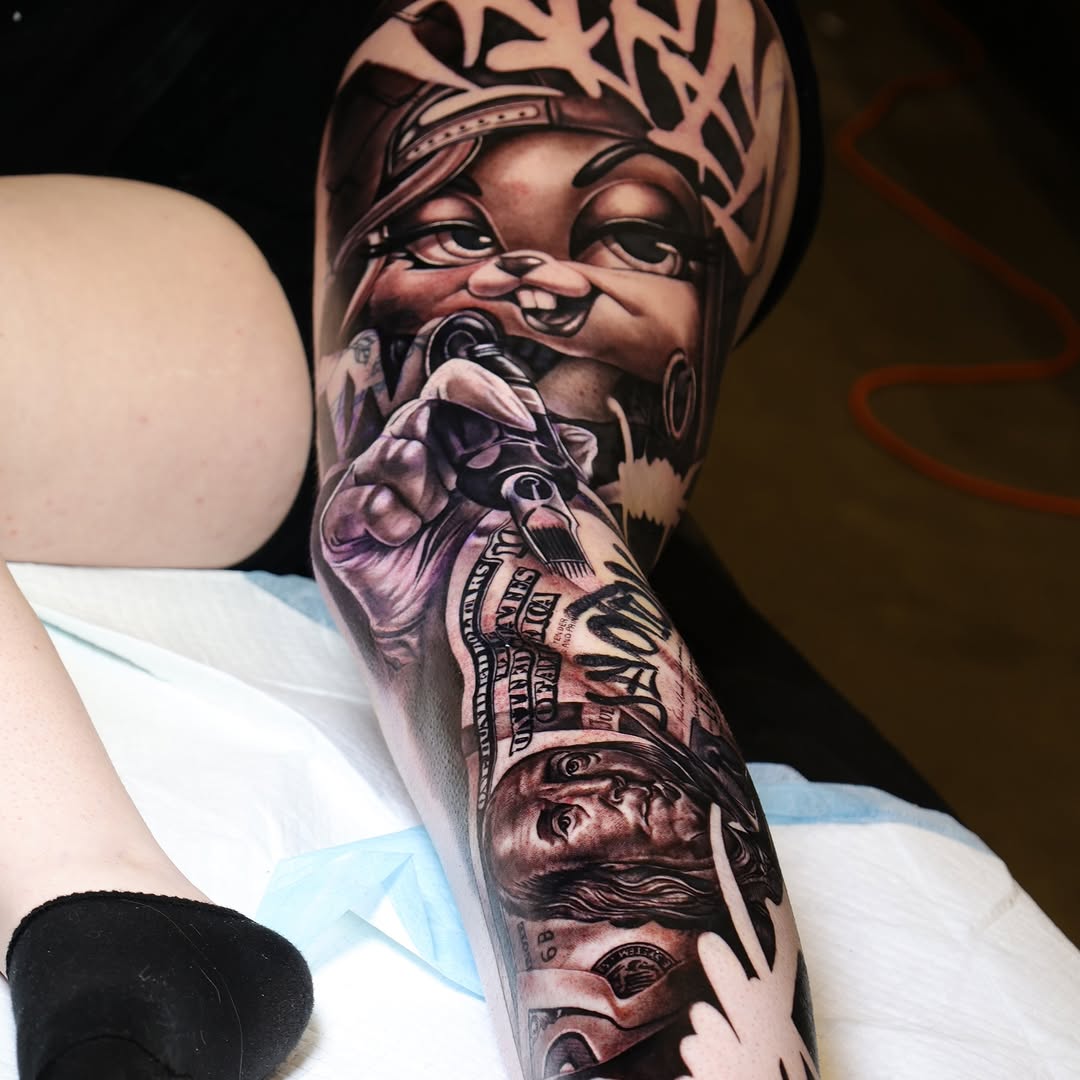Tattoo by @alisalehtattoos β black_and_grey, realism