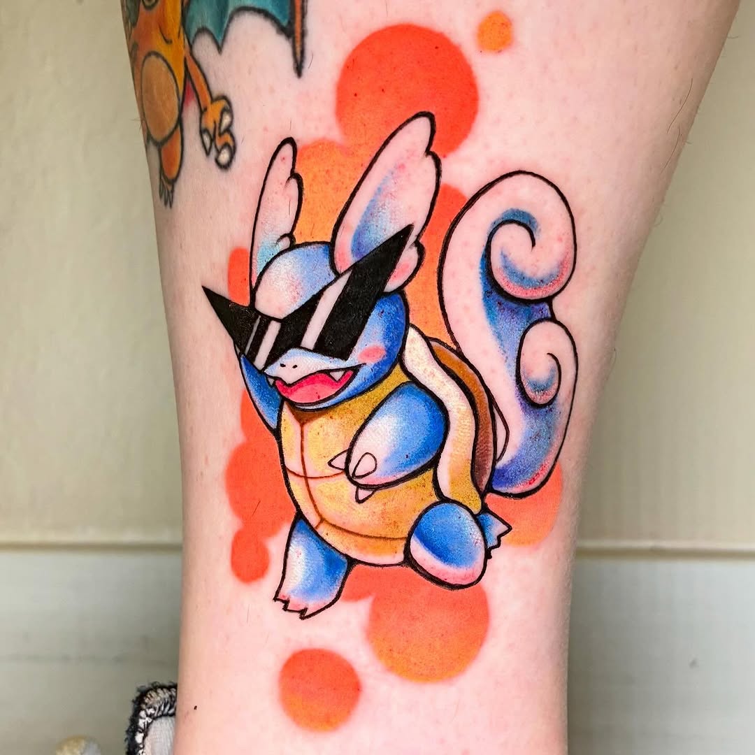 Tattoo by @rarepandatats — new_school, anime
