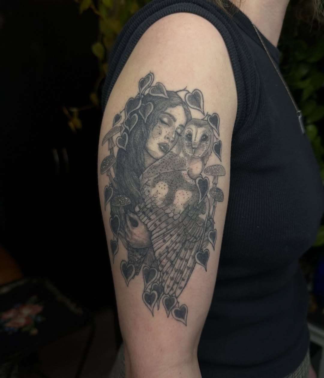 Tattoo by @obsidian_rabbit — realism, black_and_grey