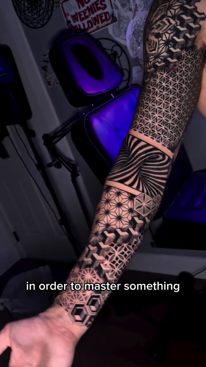 Tattoo by @pikashi_tattoos — blackwork, geometric