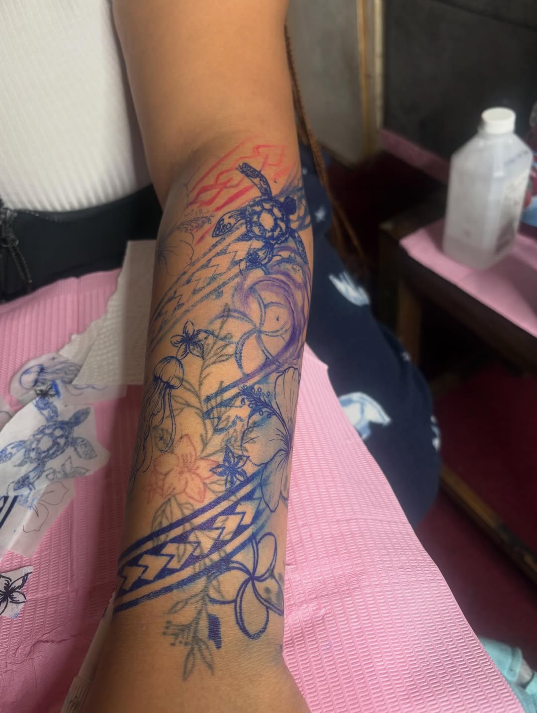 Tattoo by @barb_inks — tribal, japanese_irezumi