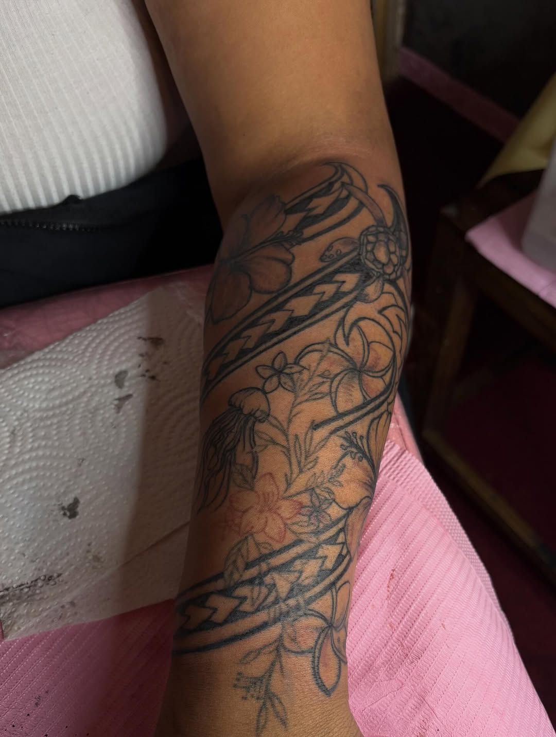 Tattoo by @barb_inks — tribal, japanese_irezumi