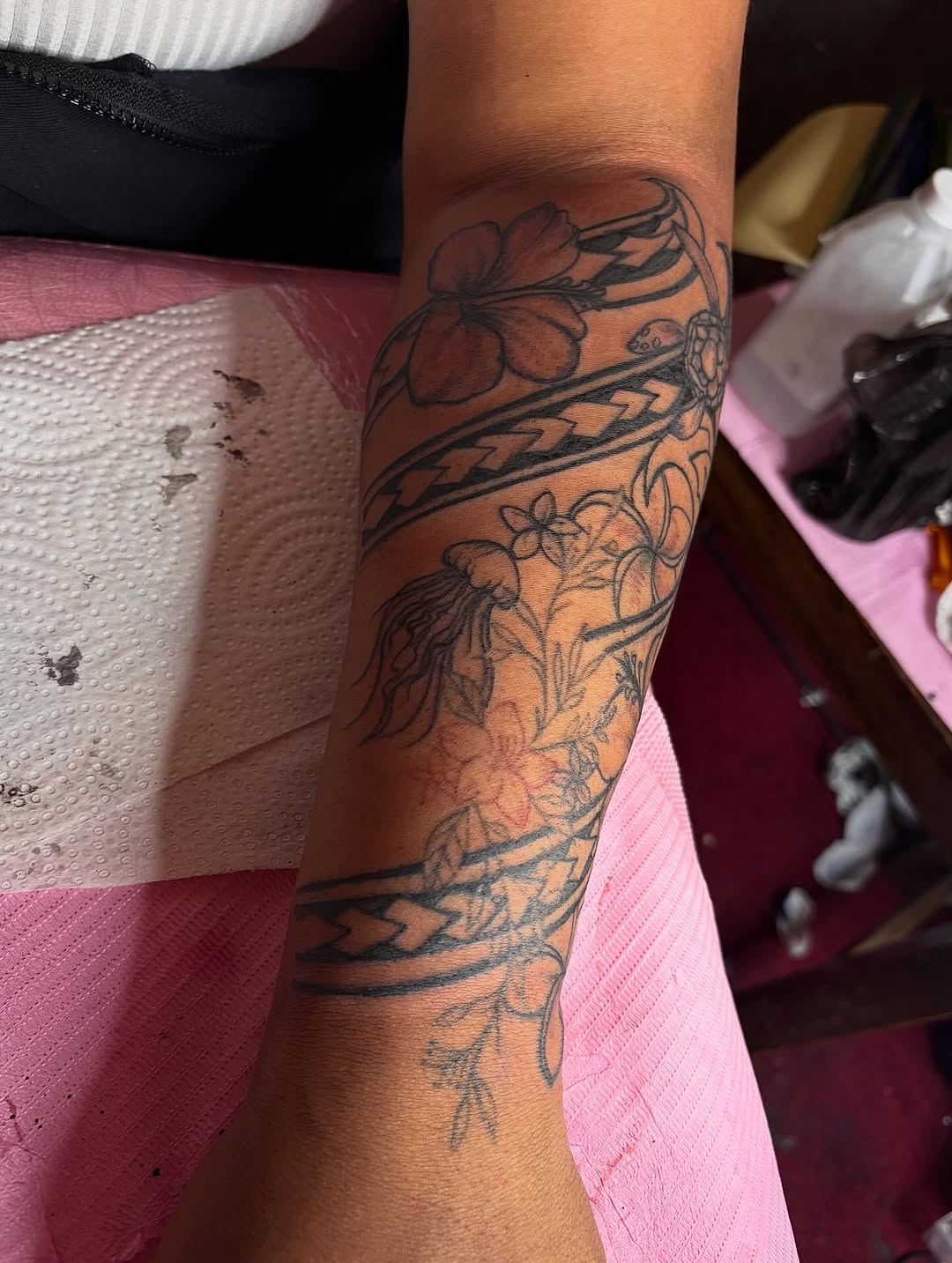 Tattoo by @barb_inks — tribal, japanese_irezumi