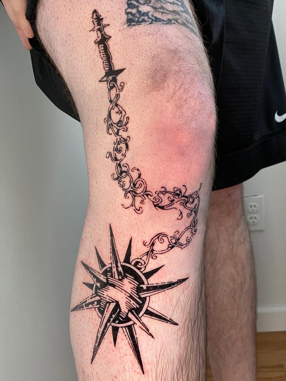 Tattoo by @woodniptat โ blackwork, ornamental