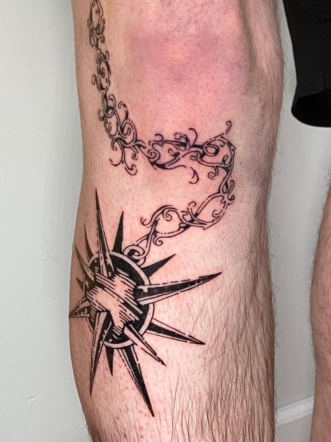 Tattoo by @woodniptat โ blackwork, ornamental