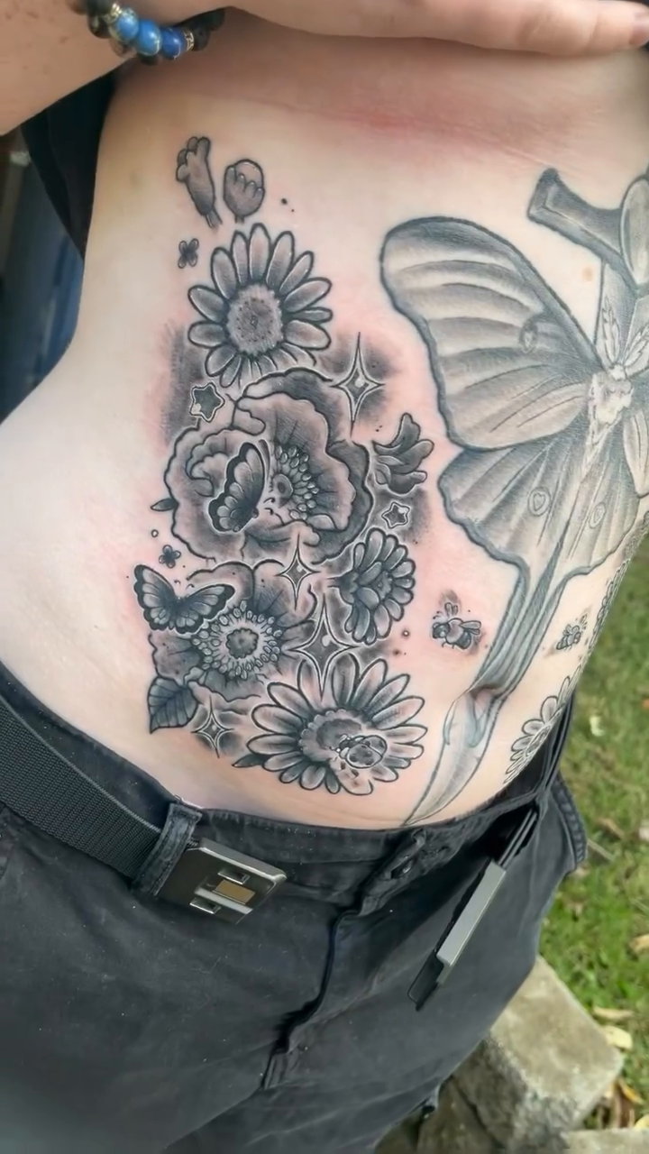 Tattoo by @stillhereclub — black_and_grey