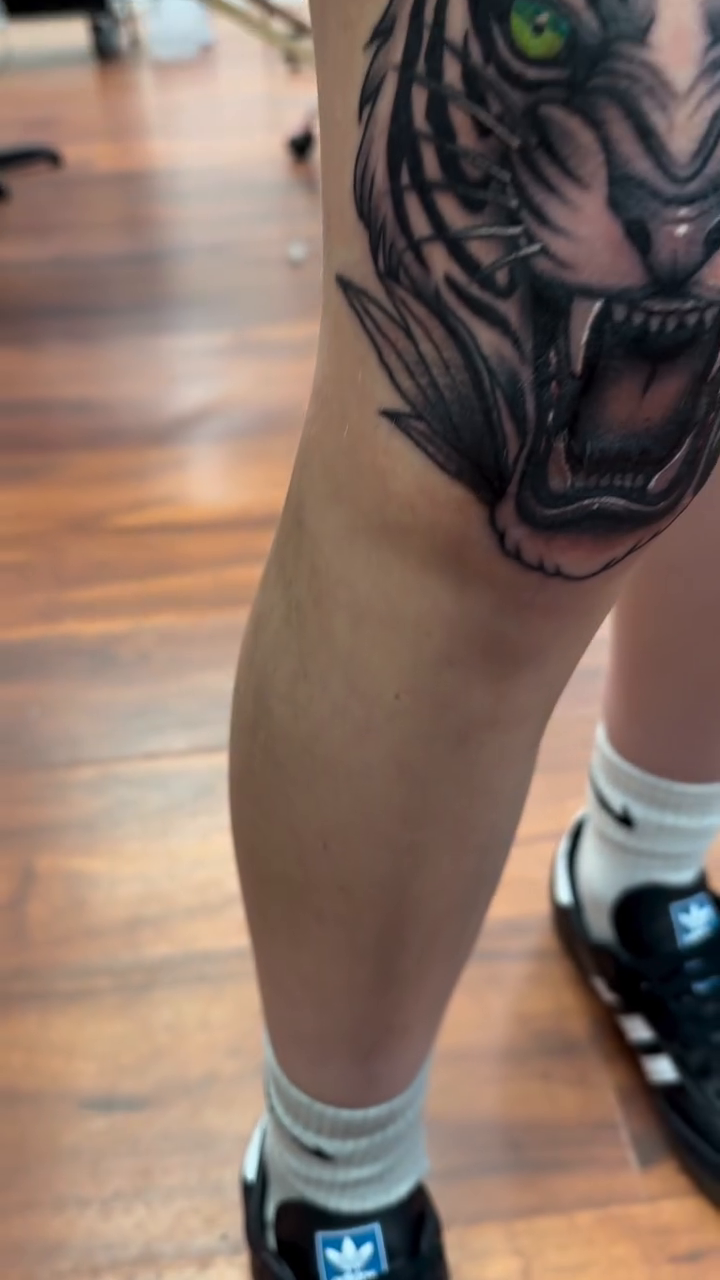 Tattoo by @theclovengnome โ realism, black_and_grey