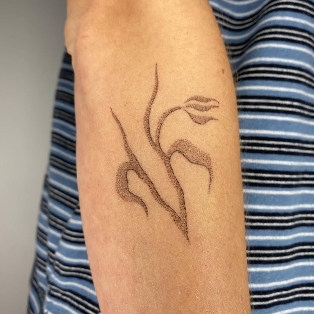 Tattoo by @hot_paws_pokes — fine_line