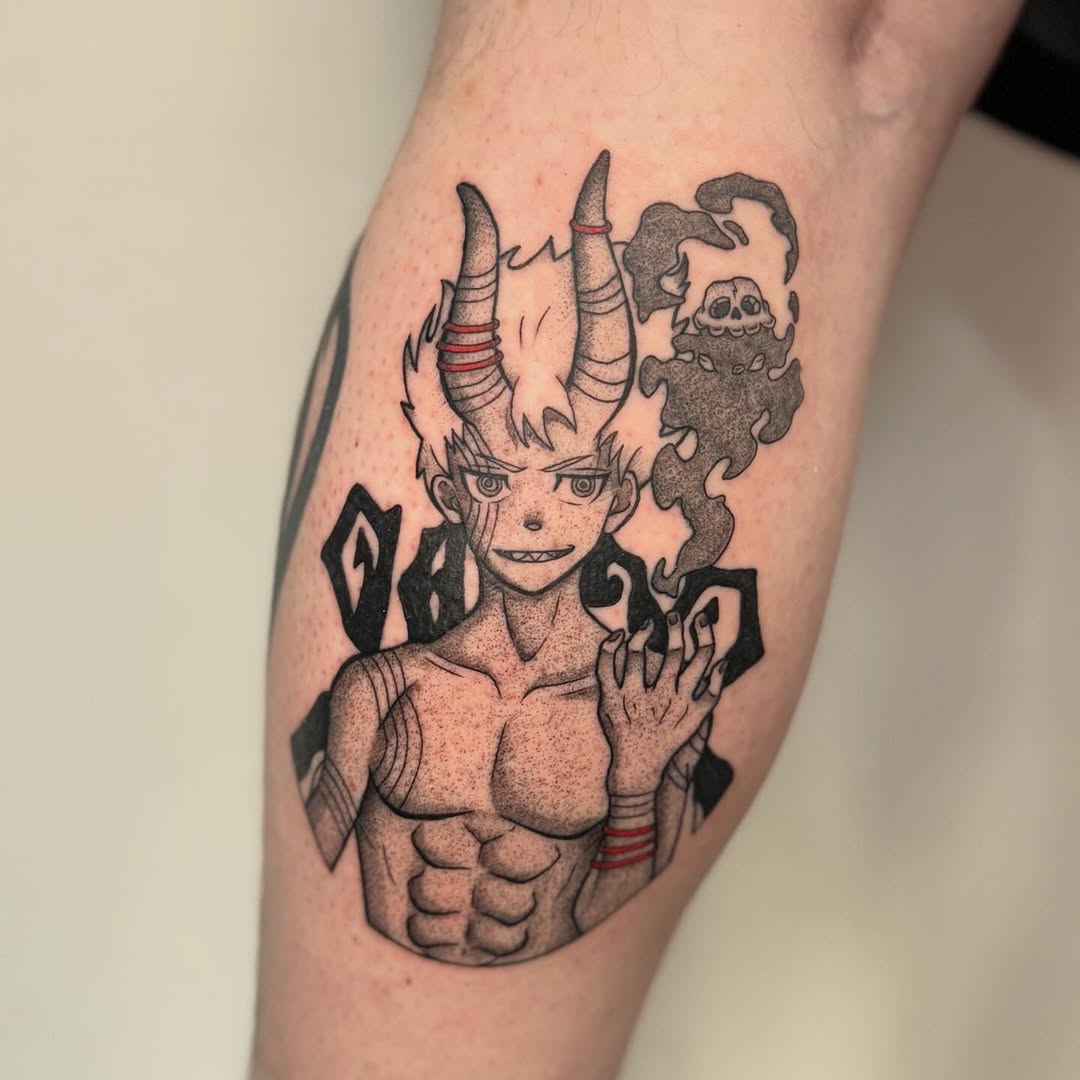 Tattoo by @felicitytattoos — anime