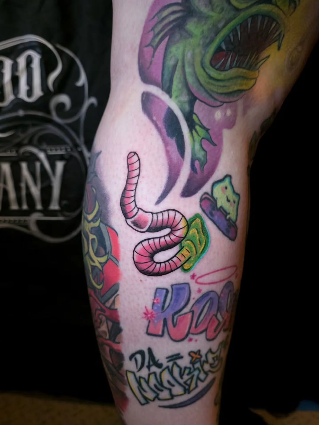 Tattoo by @faerie_rot_ โ new_school, lettering_script