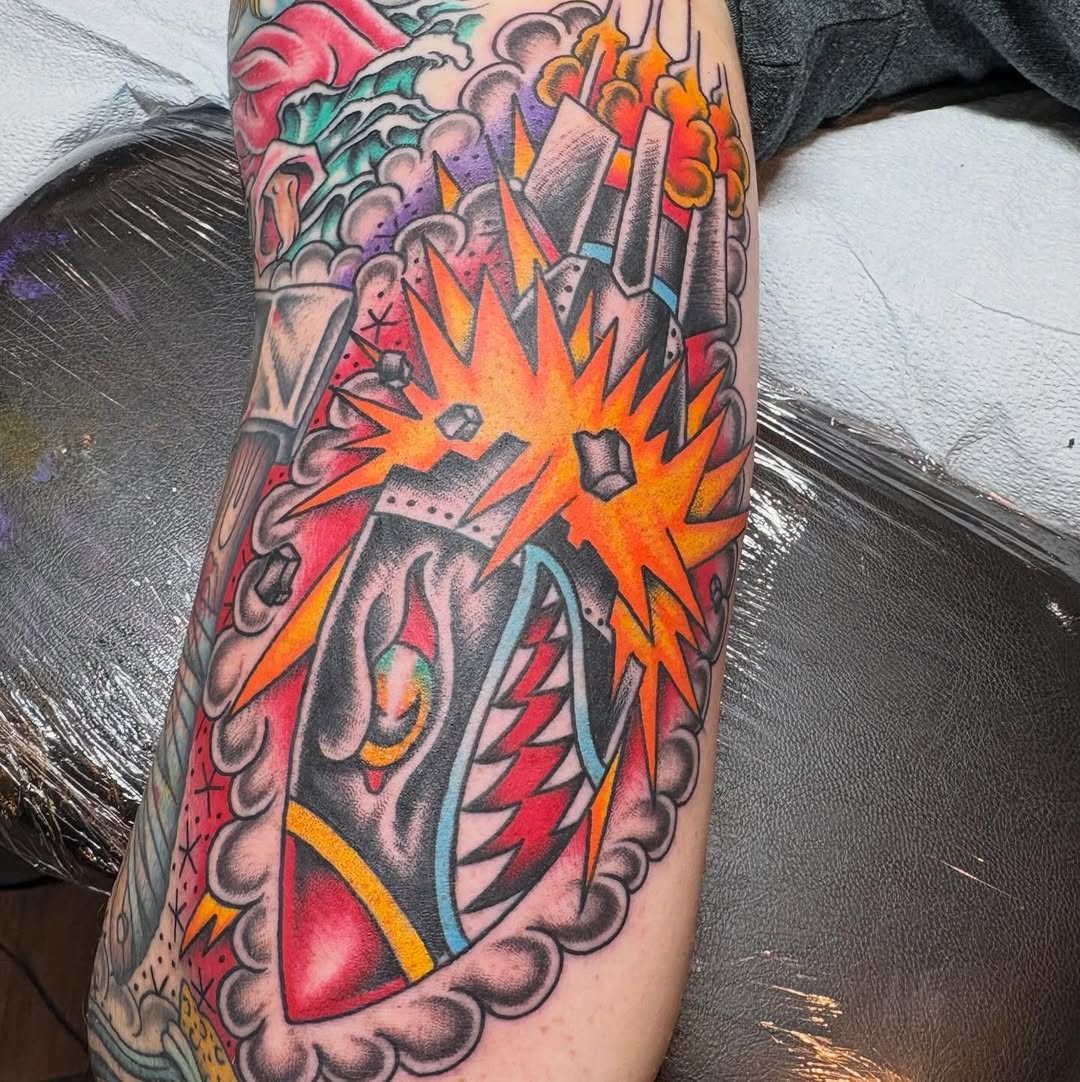 Tattoo by @connorcampbelltattoos — american_traditional, new_school