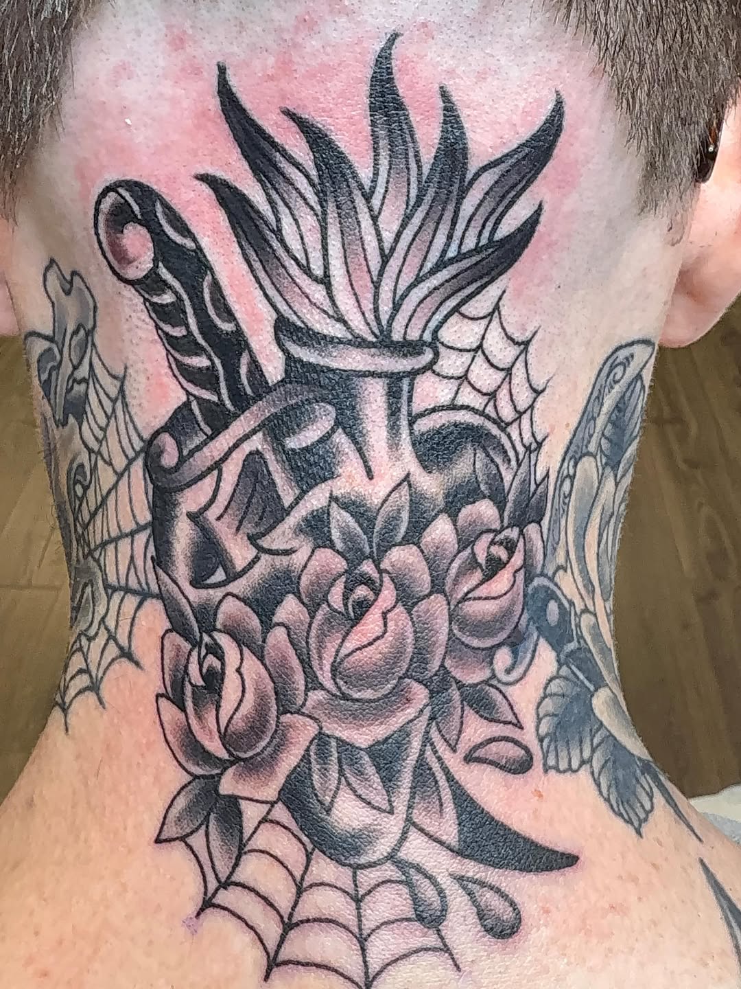 Tattoo by @codyhansontattoos — american_traditional, black_and_grey