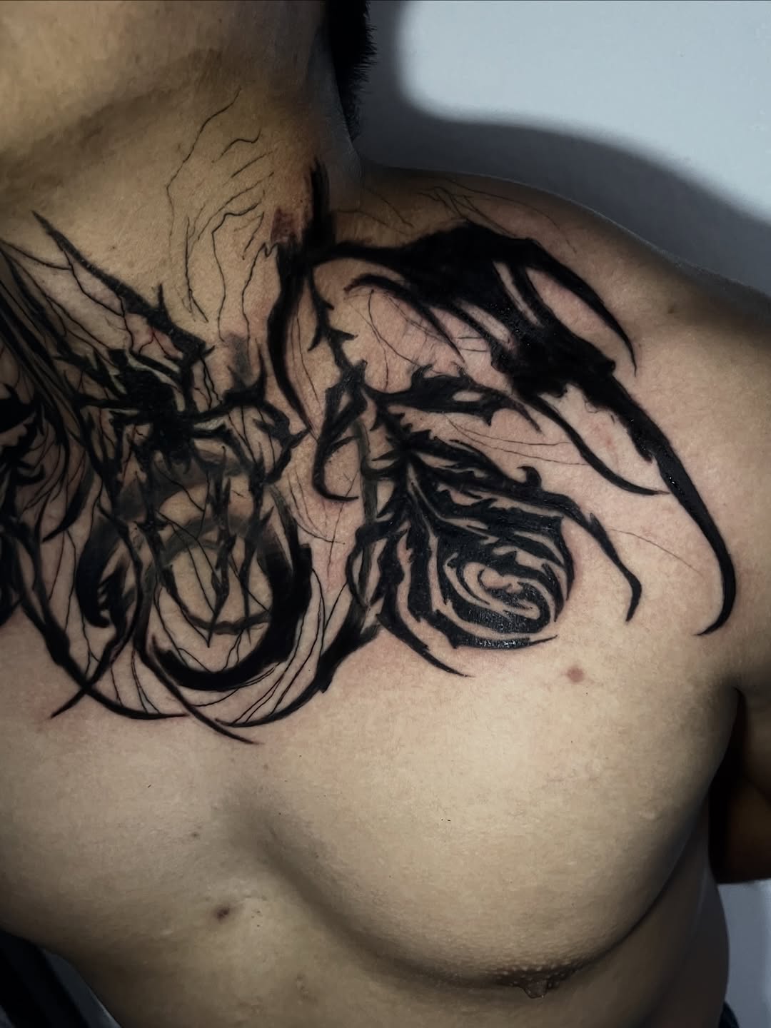 Tattoo by @alonso.rangel_ — blackwork