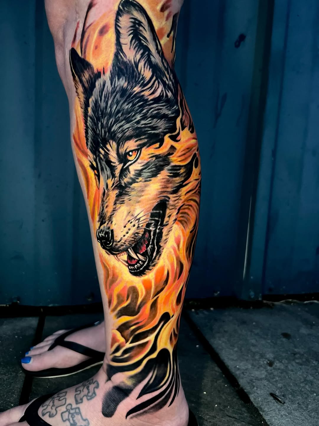 Tattoo by @ozzyblacklinetattoo — realism, black_and_grey