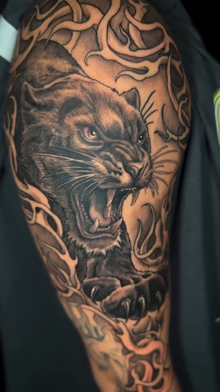 Tattoo by @rtist_ink — realism, black_and_grey