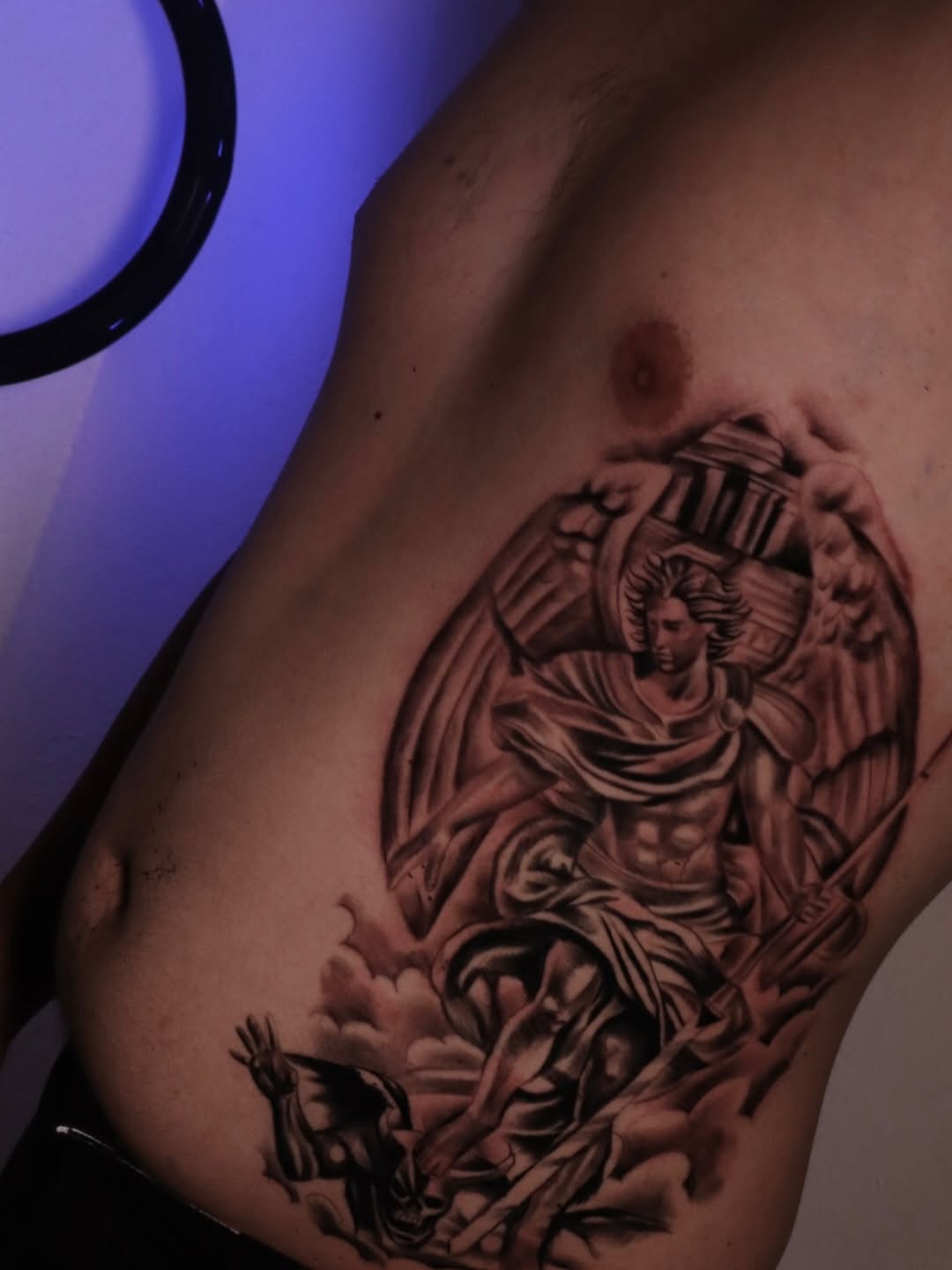 Tattoo by @tavoromero_19 — black_and_grey, realism