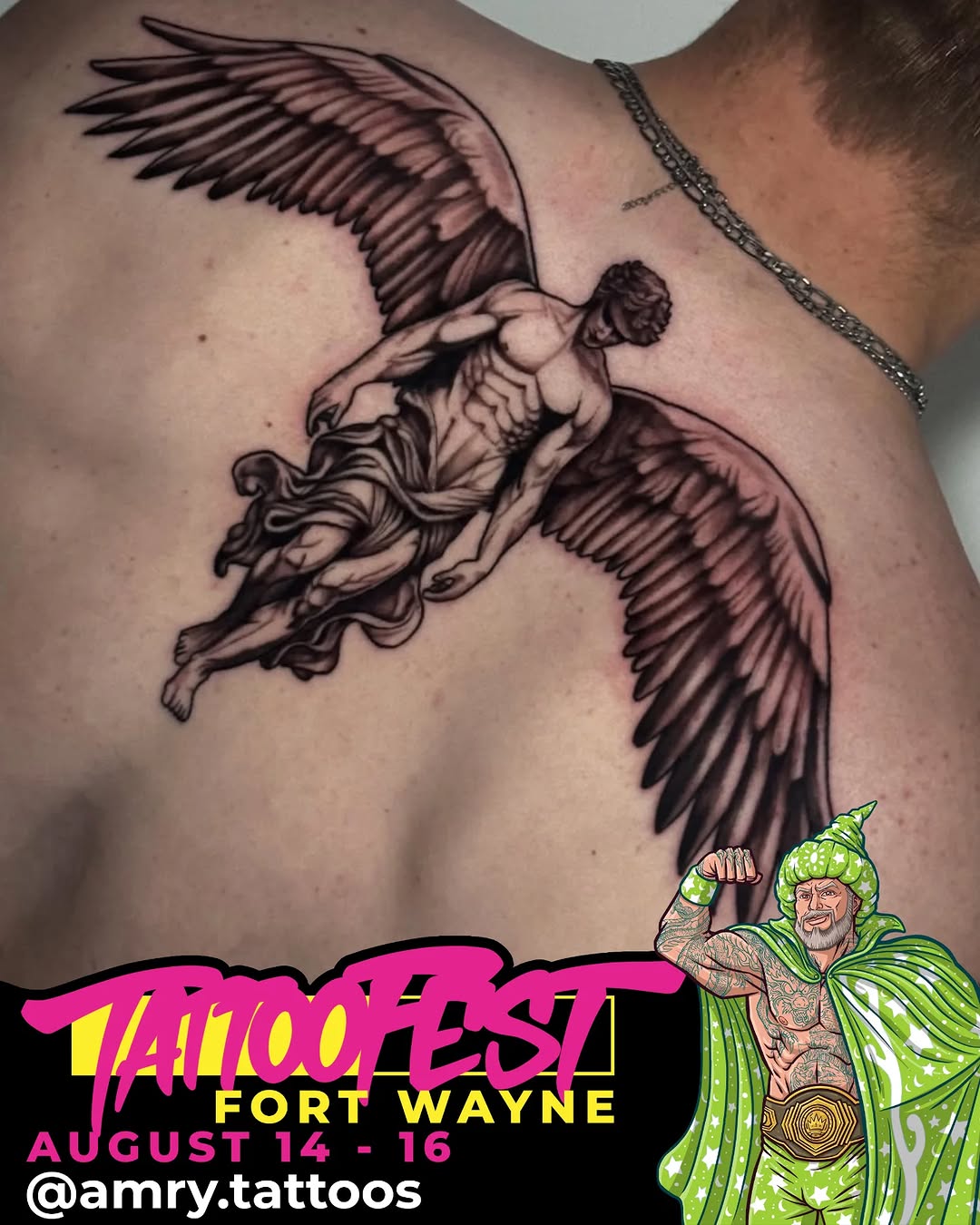 Tattoo by @amry.tattoos โ black_and_grey, realism