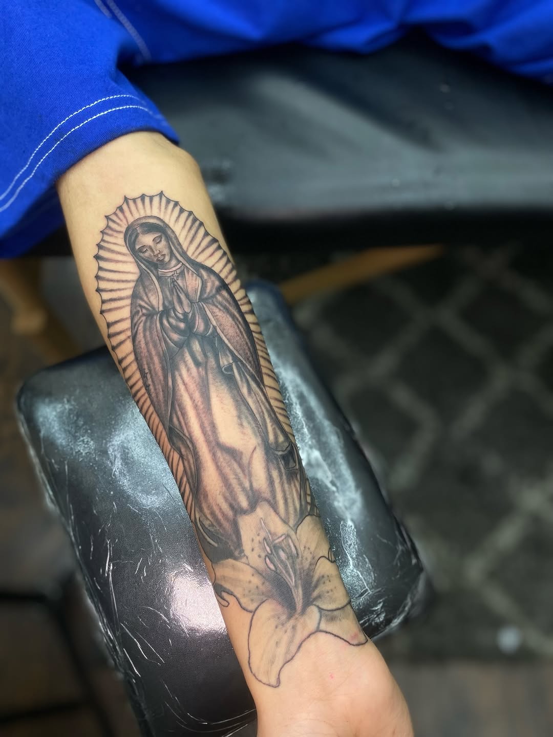 Tattoo by @inkxirv — black_and_grey, realism
