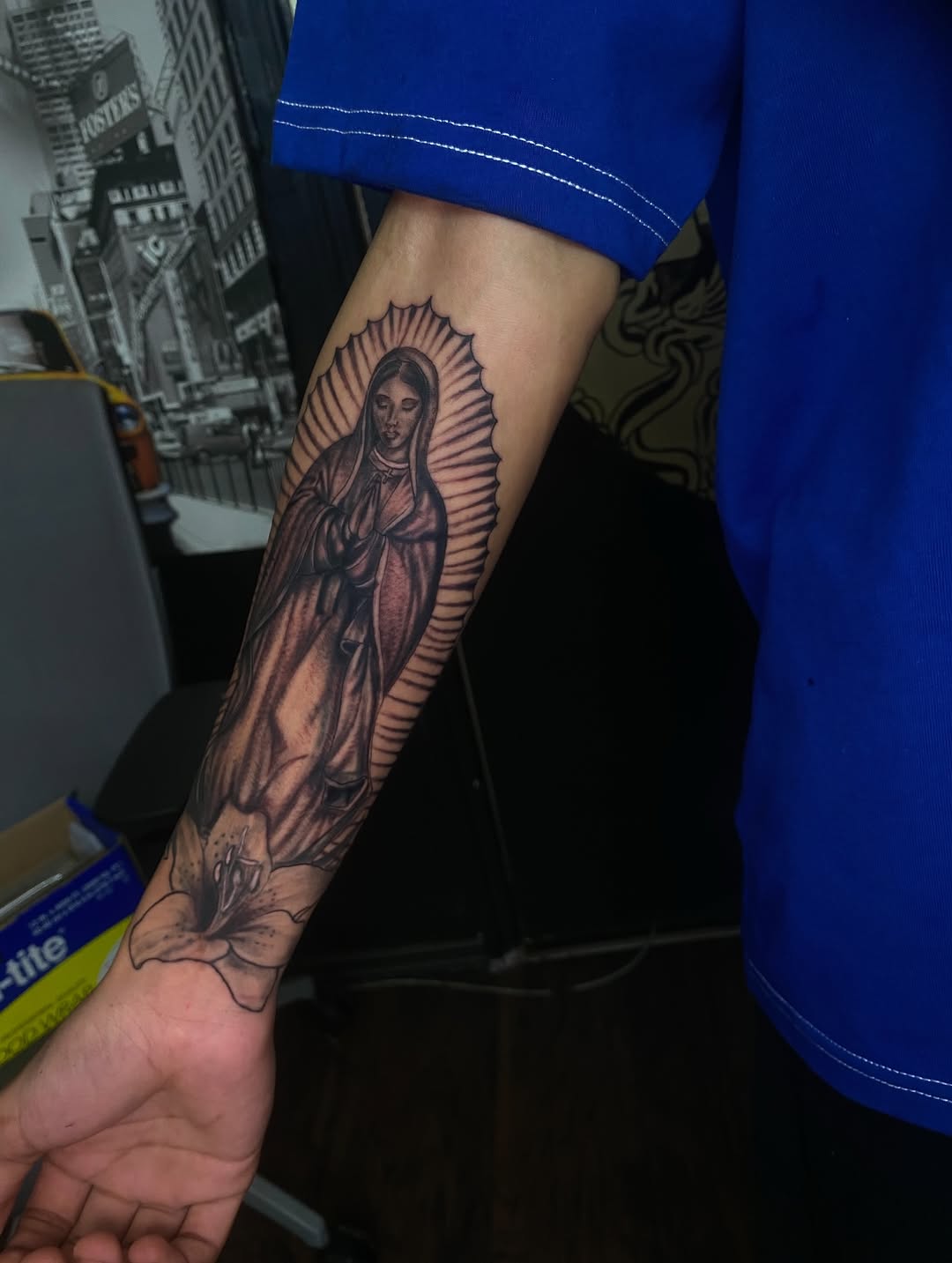 Tattoo by @inkxirv — black_and_grey, realism