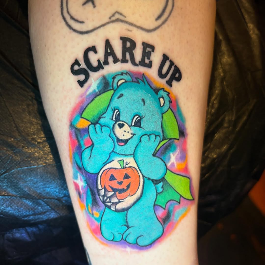 Tattoo by @destinyrosetattoos — new_school, anime