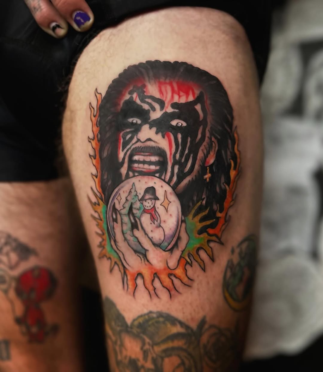 Tattoo by @wizardspire — new_school, dark_realism