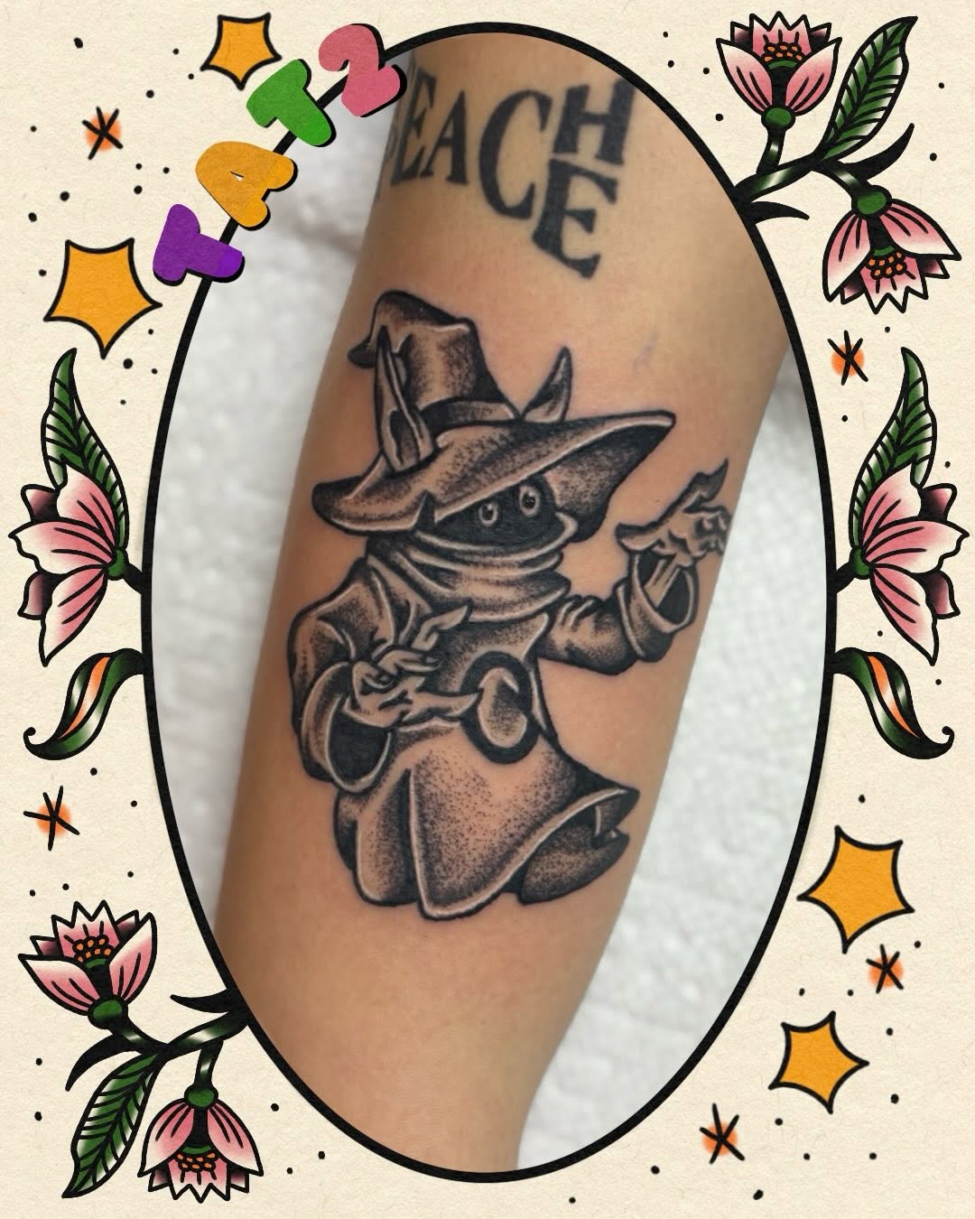Tattoo by @avabradysart — black_and_grey