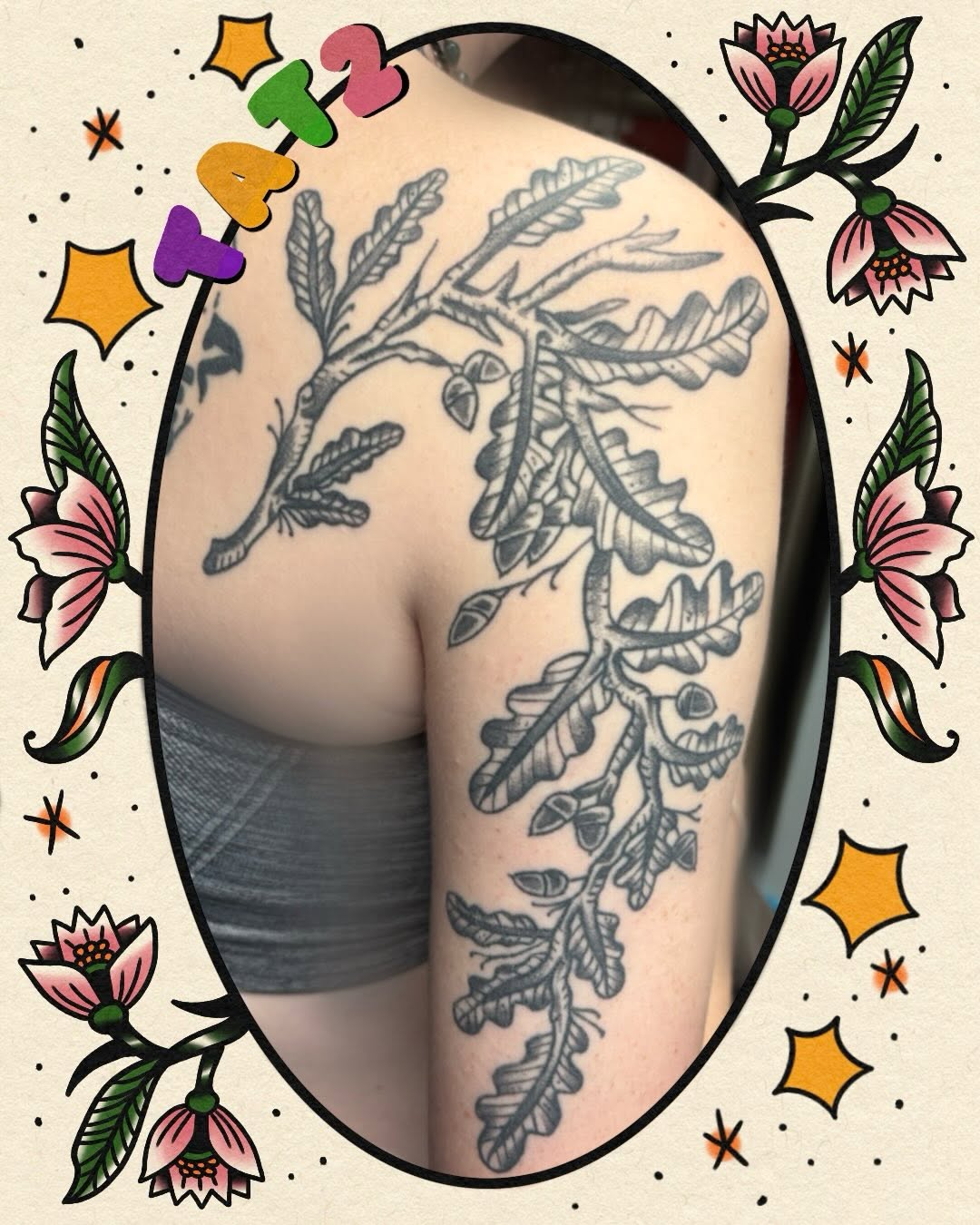 Tattoo by @avabradysart — black_and_grey
