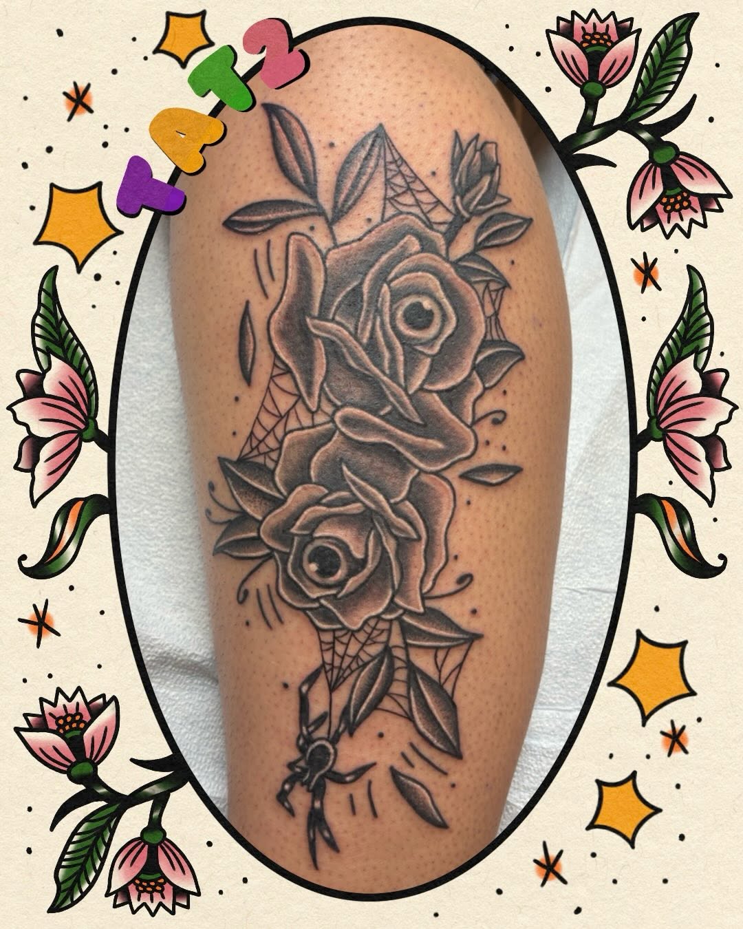 Tattoo by @avabradysart — black_and_grey