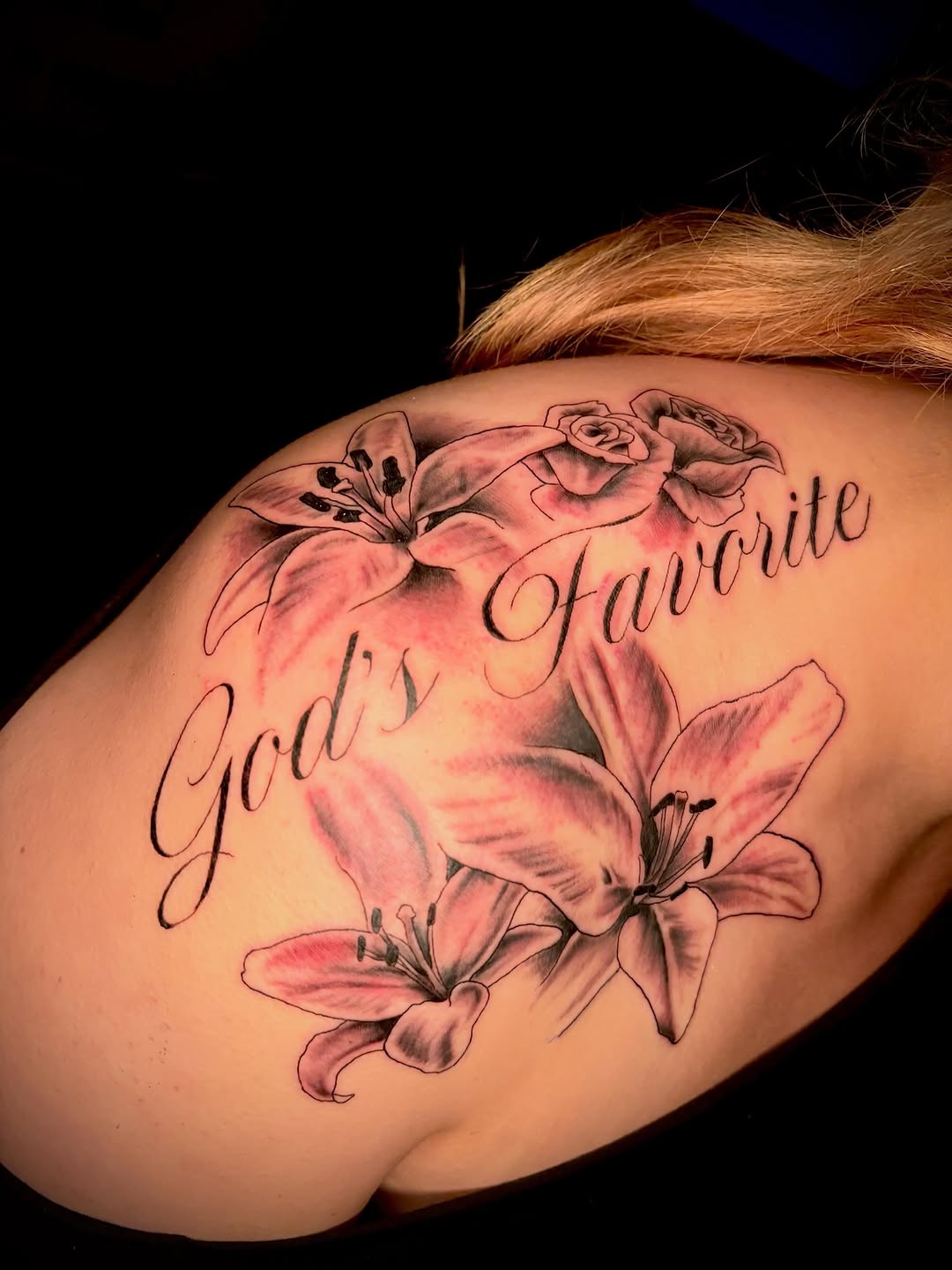 Tattoo by @kevtattedme โ lettering_script, realism