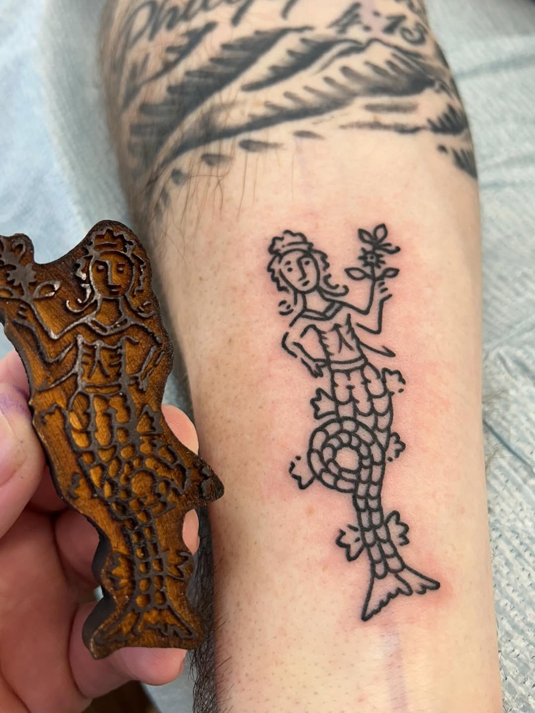 Tattoo by @matthewcrimtattoos — illustrative, fine_line