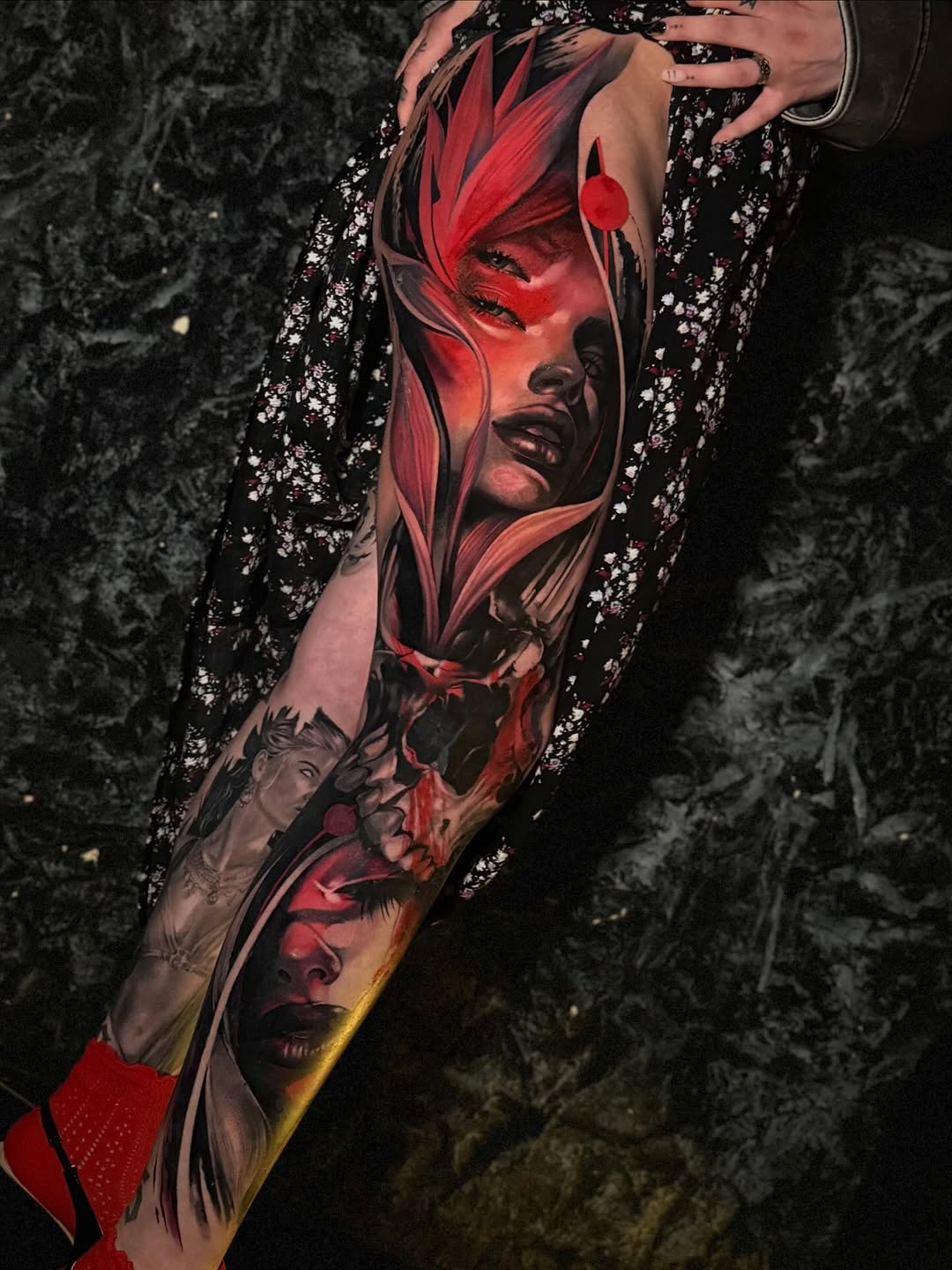 Tattoo by @mary.moss.tats — realism, dark_realism